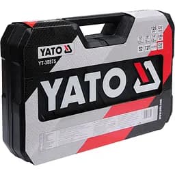 Набір головок торцевих Yato квадрат 1/2", 3/8", 1/4" з інструментами та насадками 126 шт. (YT-38875) - мініатюра 4
