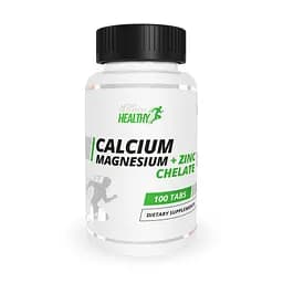 Вітаміни та мінерали Healthy Calcium Magnesium + Zinc Chelate, 100 таблеток