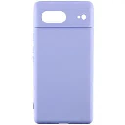 Чохол Silicone Cover Lakshmi Full Camera (AAA) для Google Pixel 7 Бузковий / Dasheen
