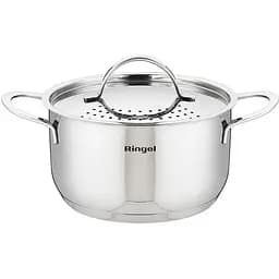 Кастрюля Ringel Besder 1.6 л 16 см с крышкой из нержавеющей стали (RG-2021-16)