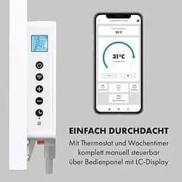 Інфрачервоний обігрівач Klarstein Wonderwall Air Art Smart Gartenweg (10035134) - мініатюра 2