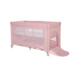 Дворівневий манеж для дітей від народження Noemi 2 Layers Mellow Rose Star Lorelli Рожевий - мініатюра 3