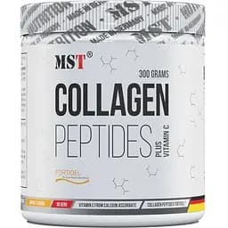 Препарат для суставов и связок MST Collagen Peptides + Fortigel Апельсин 300 г