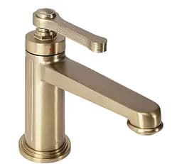 Змішувач для умивальника Rea Monaco brushed gold низький REA-B4211 Золотий