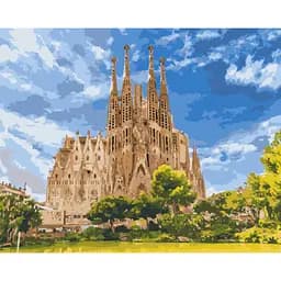 Набір для розпису по номерах Собор святого сімейства, 40x50 см, BS51646