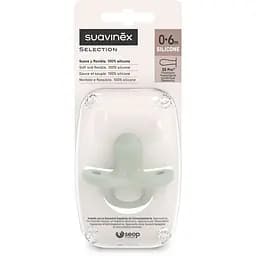 Пустушка Suavinex Colour Essence силіконова фізіологічна 0-6 місяців зелена - мініатюра 2