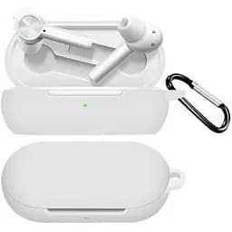 Чохол-накладка DK Silicone Candy Friendly із карабіном для OnePlus Buds Z2 (white)