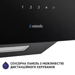 Витяжка декоративна похила Minola HVS 5224 BL 700 LED - мініатюра 9