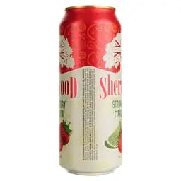 Суміш пива з соком Sherwood Strawberry Margarita світле 4.5% 0.5 л з/б - мініатюра 4