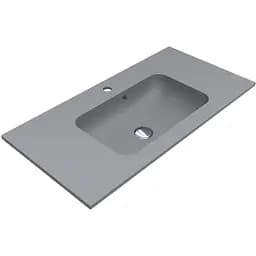 Умивальник Miraggio Della 900 mirastone gray 0000987, Сірий