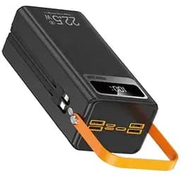Повербанк WUW-TUGII Y106 Powerbank портативний акумулятор швидка зарядка 60 000 mAh LED-індикація Чорний - мініатюра 2