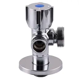 Кран кульовий кутовий подвійний Selba 1/2″х 1/2″х3/4″ Double (SL1599) - мініатюра 3