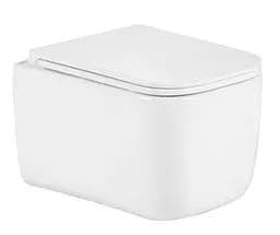 Унитаз подвесной Qtap Gemini Ultra Quiet, с сиденьем Slim Duroplast / Soft-close / Quick Release QTTAU26W49119