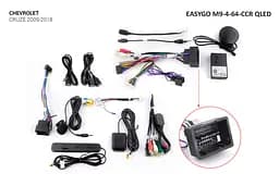 Штатна автомагнітола EasyGo M9-4-64-CCR QLED Chevrolet Cruze 2009-2018 - мініатюра 2