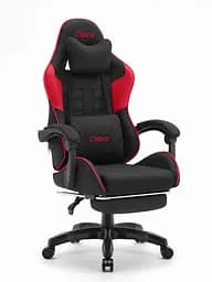 Крісло Cabro C501 Black-Red тканина