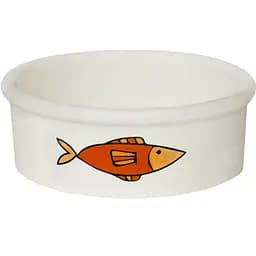 Миска керамическая Lucky Pet для кошек 250 мл бежевая