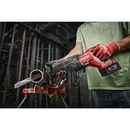 Пила шабельна акумуляторна безщіткова MILWAUKEE, M18 FSZ-0X (каркас, полотно, HDкейс) - мініатюра 10