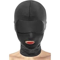 Капюшон для БДСМ с открытым ртом Fetish Tentation Open Mouth Hood