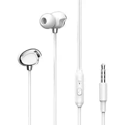 Навушники XO EP53 in-ear 3.5mm earphone білі