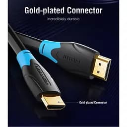 Кабель мультимедійний HDMI M to HDMI M 15.0m black Vention (AACBN) - мініатюра 7