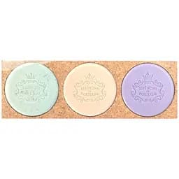 Набір мила Essencias de Portugal Червоні фрукти + Фіалка + Лаванда 50 г х 3 шт. в корковій коробці