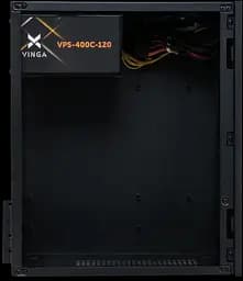 Корпус Vinga CS320B 400W Black - мініатюра 3