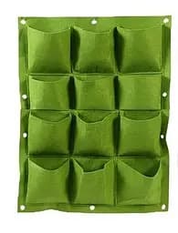 Підвісні горщики з тканини на 12 кишенів BKS Розмір полотна 60х80 см.