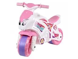 Мотоцикл - толокар  ТехноК рожевий з білим 
