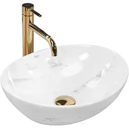 Умивальник Rea Sofia Nature marble накладний мармур REA-U6605, Мармур