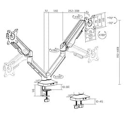 Кронштейн OfficePro MA452B MA452B - мініатюра 8