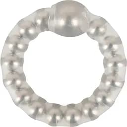 Эрекционное кольцо NMC Maximum Metal 2.5 см белый