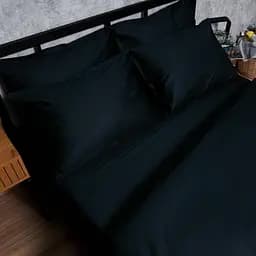 Набір наволочок Moon&Star Satin Premium Black Velvet 50х70 см 2 шт - мініатюра 2