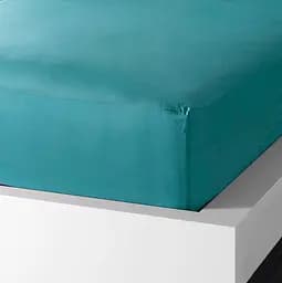 Простынь на резинке 80х190 см микрофибра зеленого цвета 327869