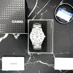 Чоловічий годинник Casio MTP-V002D-7B Сріблястий ( AT1141-0211 ) - мініатюра 2