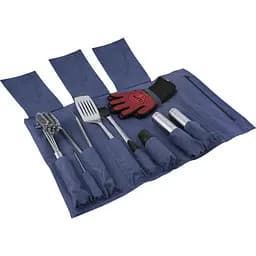 Скрутка органайзер Grill для барбекю інструментів синя (джинс) (88800) - мініатюра 2