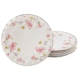 Набір тарілок Lefard Лаура 26 см 6 шт. білий (943-121)