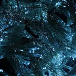 Гирлянда C 61481, 180 лампочек, 3 м, белый свет, от батареек, 2 режима освещения