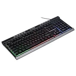 Клавіатура 2E KG300 LED USB Black (2E-KG300UB) - мініатюра 6