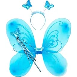 Детский карнавальный костюм Devilon Бабочка 46х38 см голубой (517281)