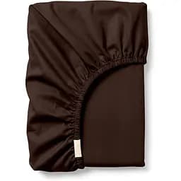 Простирадло Cosas сатин на резинці для коляски та люльки 40x80 brown, шоколад (11Satin_Brown_FittedStroller_40х80)