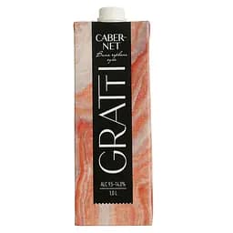 Вино Gratti Cabernet червоне сухе 1 л 