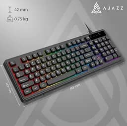 Клавиатура игровая проводная Ajazz AF-B-98 USB Black - мініатюра 11