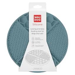 Універсальний посуд для тварин WAUDOG Silicone Килимок для злизування 21х21х3 см сірий (235011)