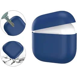 Чохол AhaStyle Ultra-Thin Colorful Silicone Case для Apple AirPods 4 Midnight Blue (CP-WG172-MB) [133827] - мініатюра 2