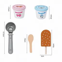 Дерев’яний набір морозива Ice Cream Counter   - мініатюра 3