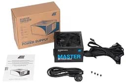 Блок живлення 2E 750 Вт Master Power, Black, ATX, 80 Plus, Active PFC, 120 мм, 3xMolex / 5xSATA / 4xPCI-E 6+2-pin / 1xMB 20+4-pin / 1xCPU 4+4-pin, захист OVP/SCP/OPP/OCP (2E-MP750-120APFC) - мініатюра 5