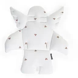 Подушка до стільця для годування Childhome Angel Hearts, біла (CCASCJOH)
