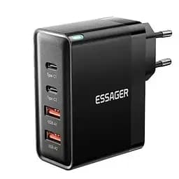 Зарядний адаптер блок Essager 100 W ES-CD37 2C+2U чорний