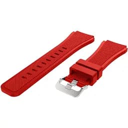 Силіконовий ремінець Watchbands для Samsung Galaxy Watch 3 series 45mm - червоний (WB001RED3345)