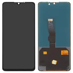 Дисплей для Huawei P30, чорний, без рамки, High, (OLED)